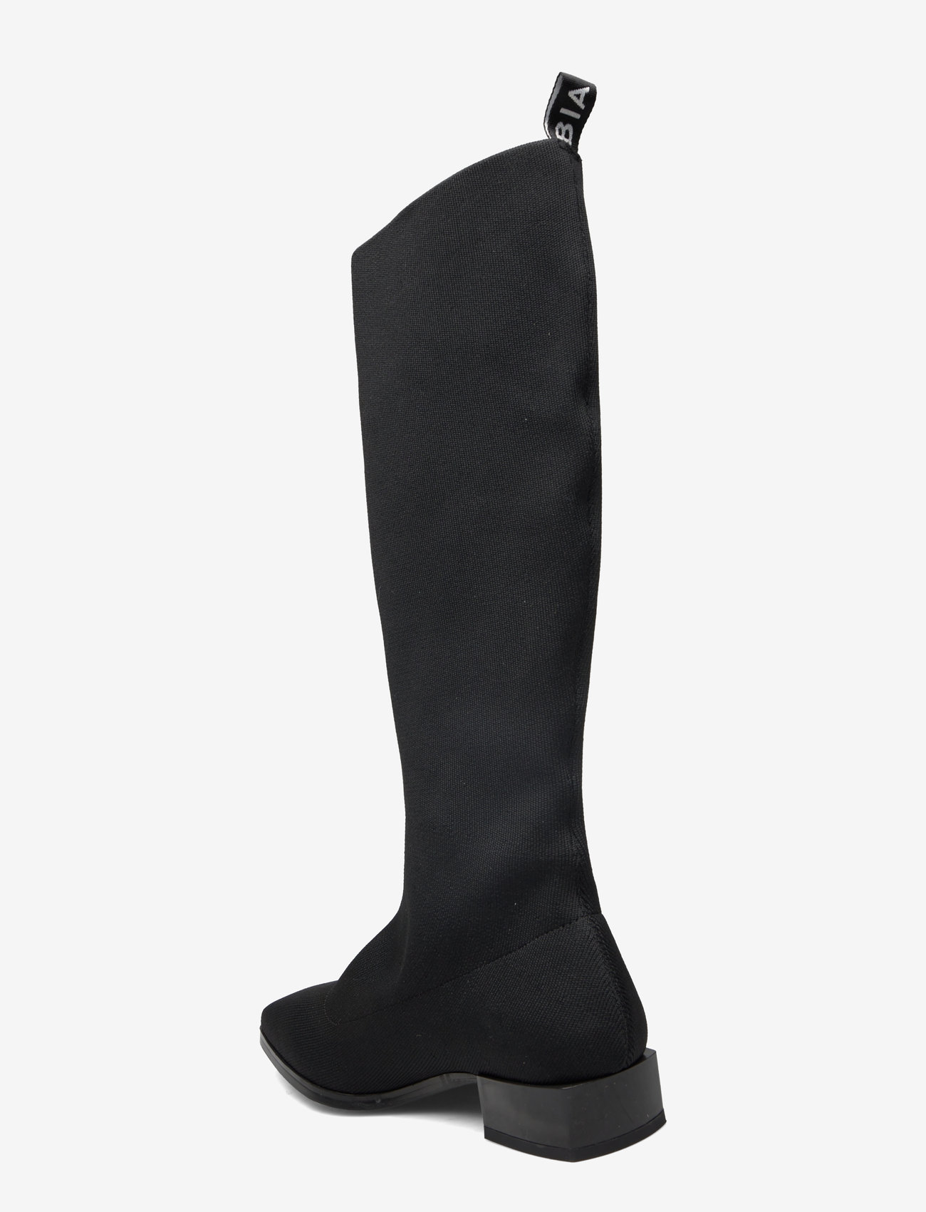 Bianco - BIADIANA Square Boot Knitted - black - 2