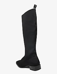 Bianco - BIADIANA Square Boot Knitted - pitkävartiset saappaat - black - 2