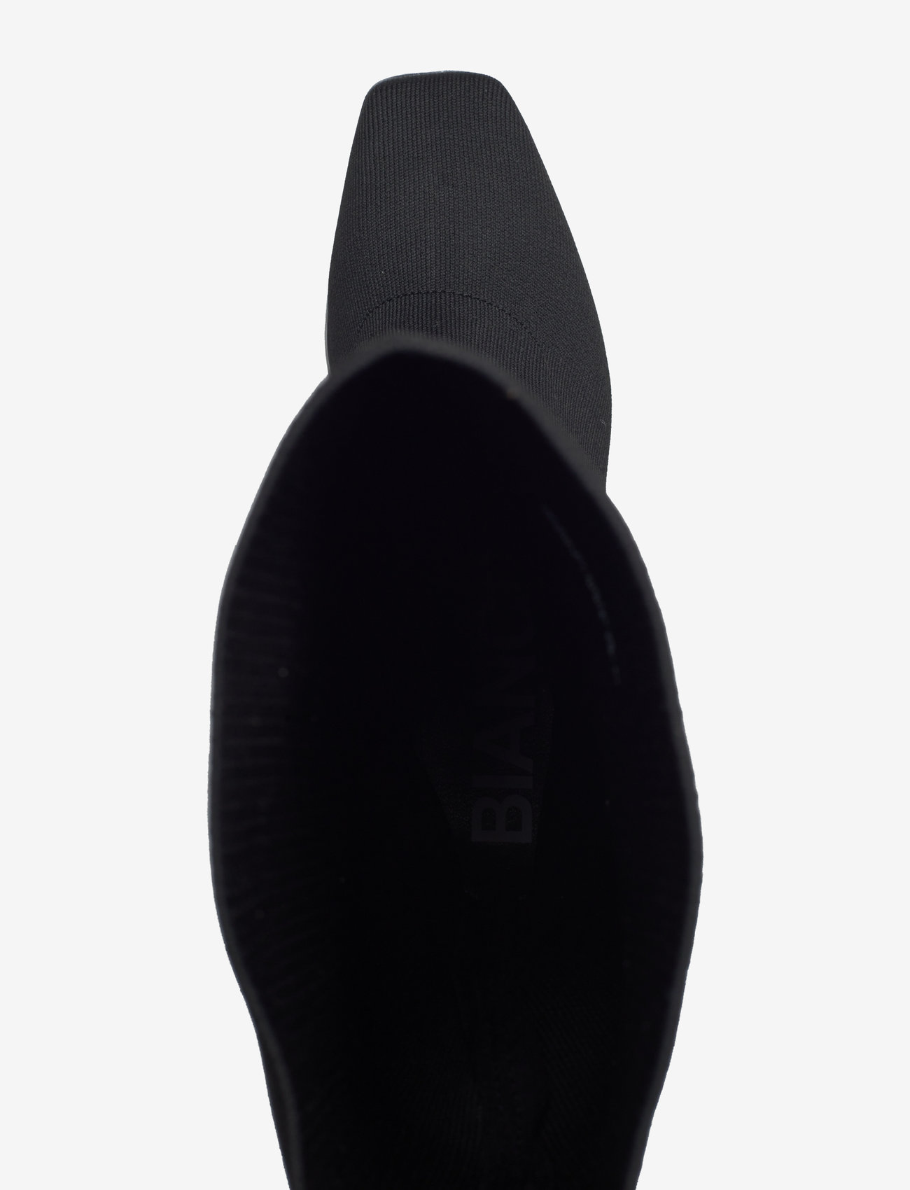 Bianco - BIADIANA Square Boot Knitted - black - 3