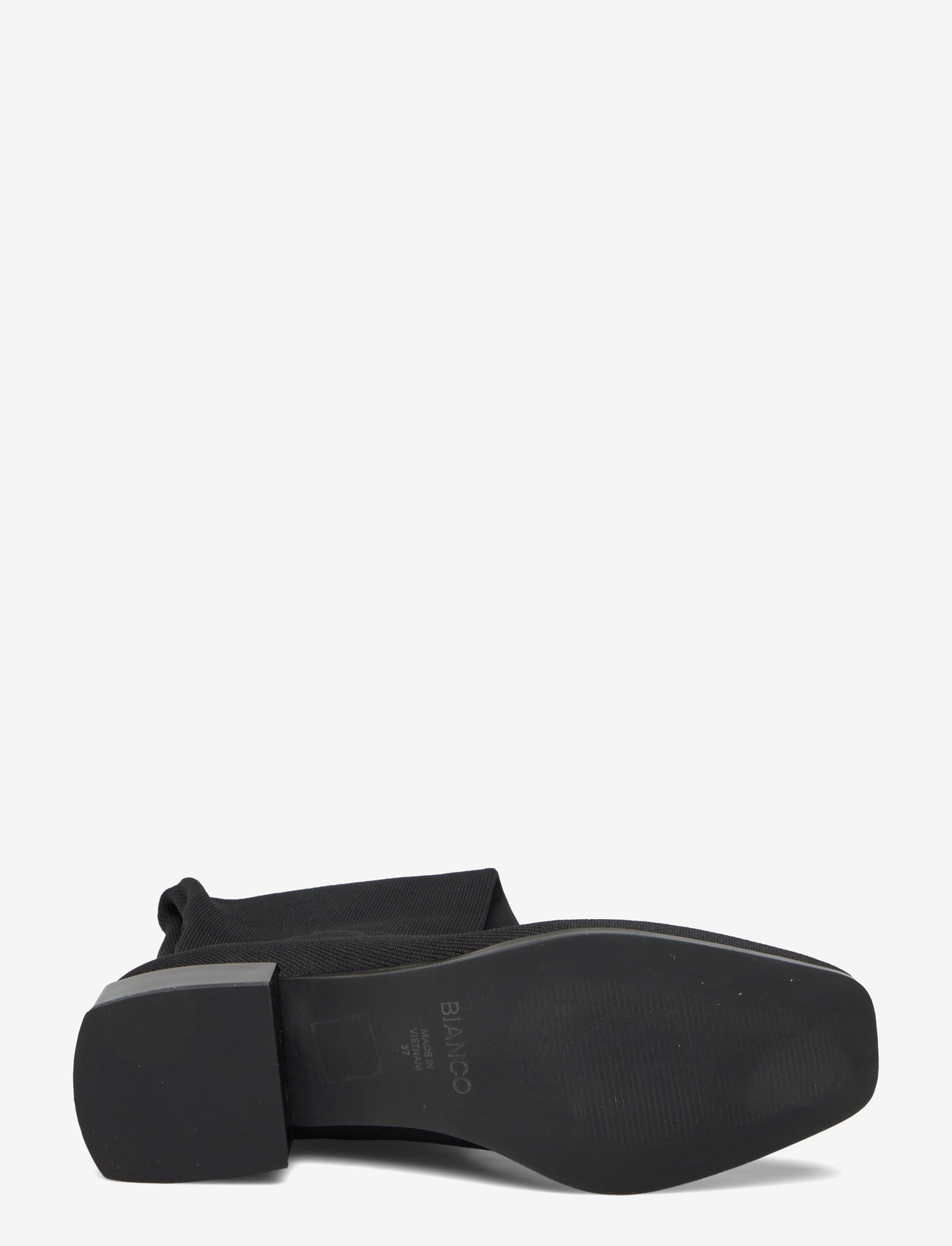 Bianco - BIADIANA Square Boot Knitted - black - 4