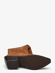 Bianco - BIAMONA Western Boot High Suede - kauboi saapad - camel - 4