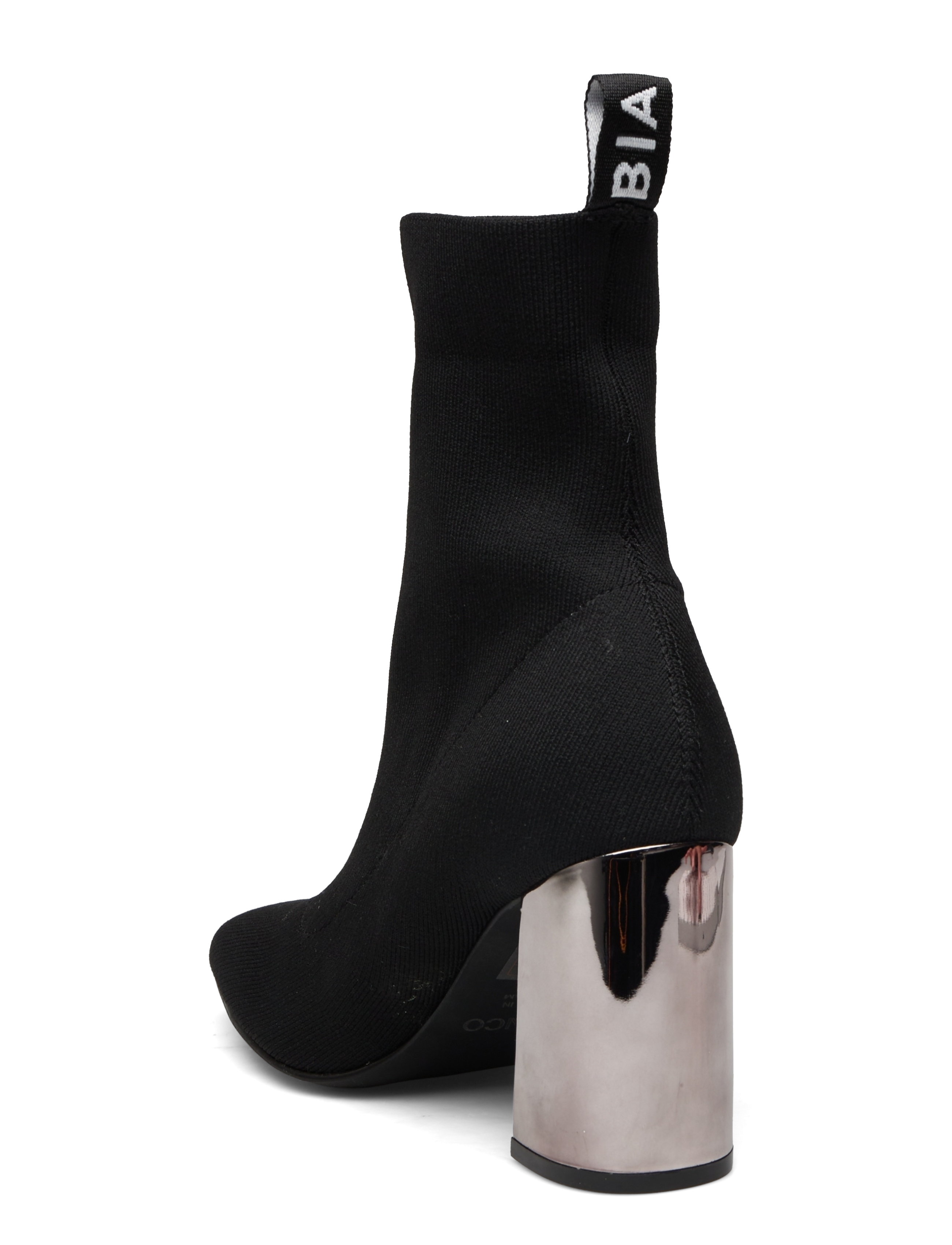 Bianco - BIAELLIE Vol.2 Knit Boot Metallic - black - 2