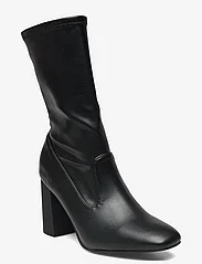 Bianco - BIAELLIE Stretch Boot Carnation - høj hæl - black - 0
