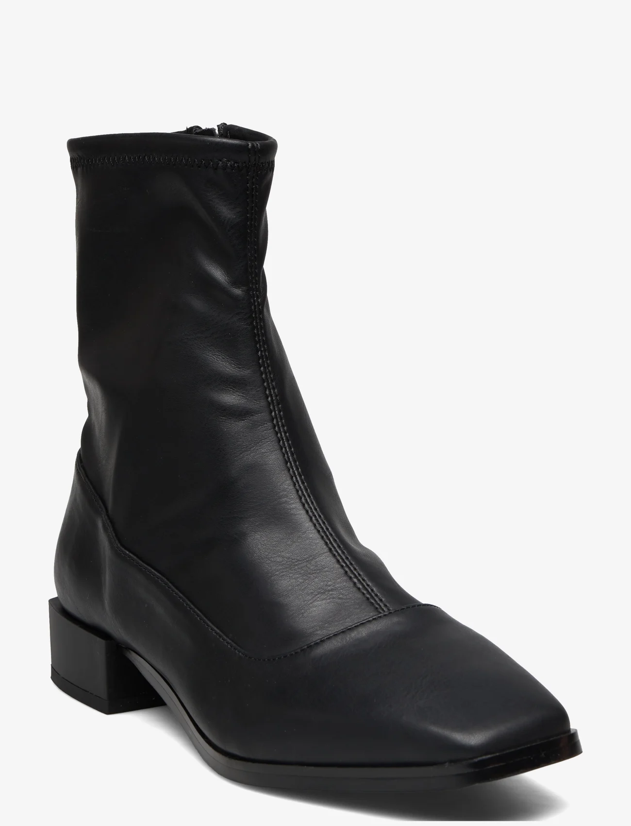 Bianco - BIADIANA Low Chelsea Boot Geranium PU - flat ankle boots - black - 0