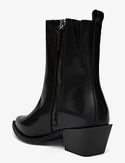 Bianco - BIAMONA Western Zip Boot Polido - flat ankle boots - black - 3