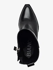 Bianco - BIAMONA Western Zip Boot Polido - flade ankelstøvler - black - 3