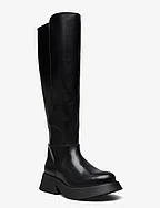 BIAHAILEY Knee High Boot Crust - BLACK