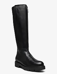 Bianco - BIAOTHILIA Knee High Elastic Boot - høye boots - black - 0