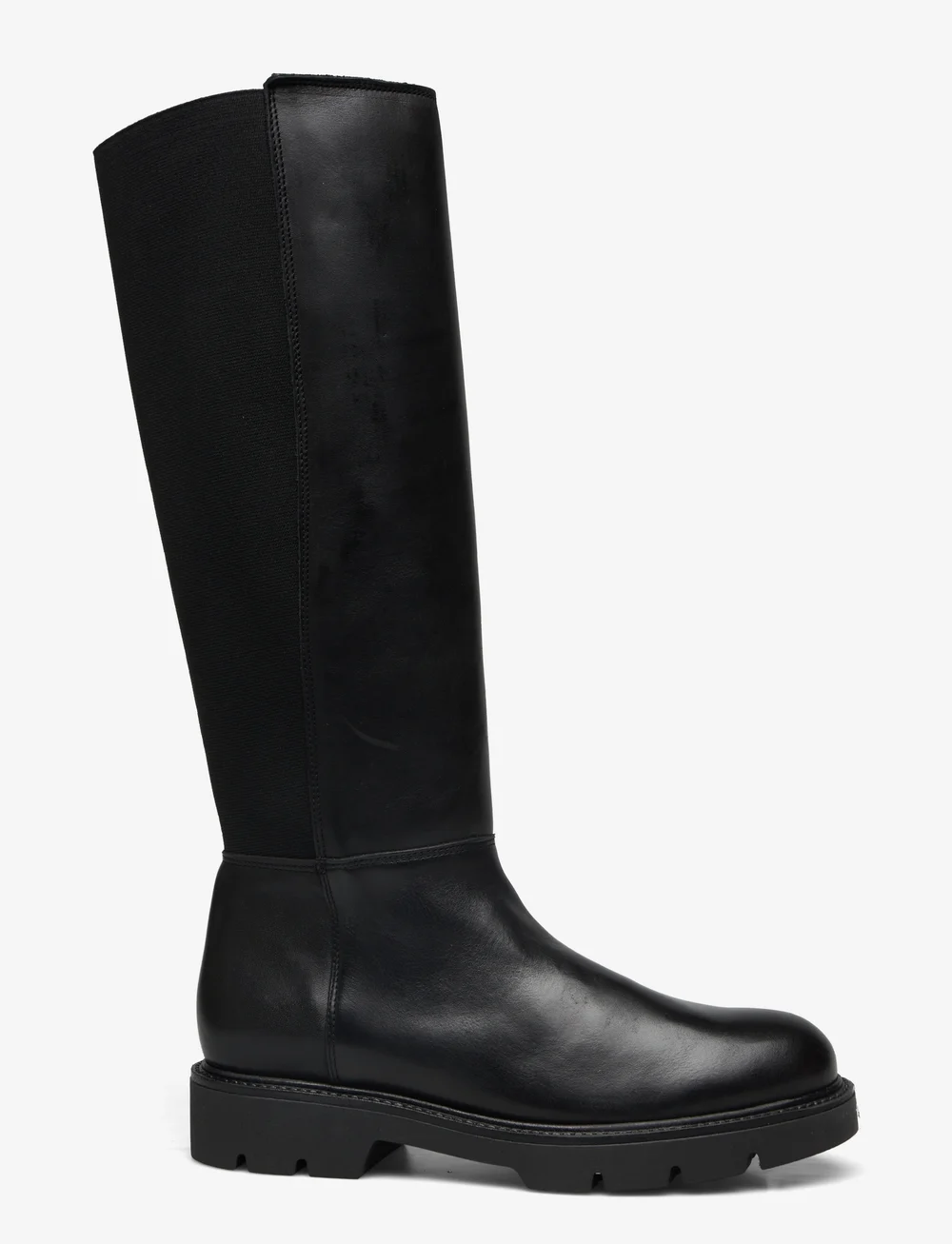 Elastic knee top high boots