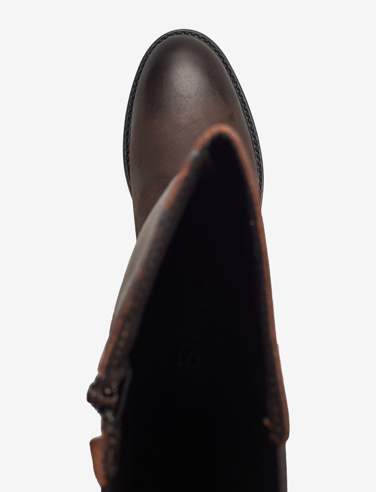 Bianco - BIAOTHILIA Knee High Elastic Boot Leather - lange stiefel - dark brown - 3