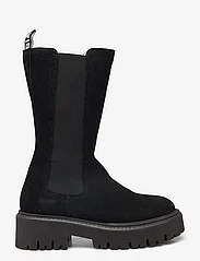 Bianco - BIAGARBI High Chelsea Boot Suede Warmline - flat ankle boots - black - 2