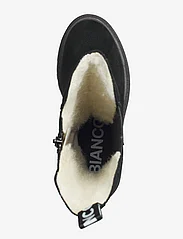 Bianco - BIAGARBI High Chelsea Boot Suede Warmline - flate ankelstøvletter - black - 3