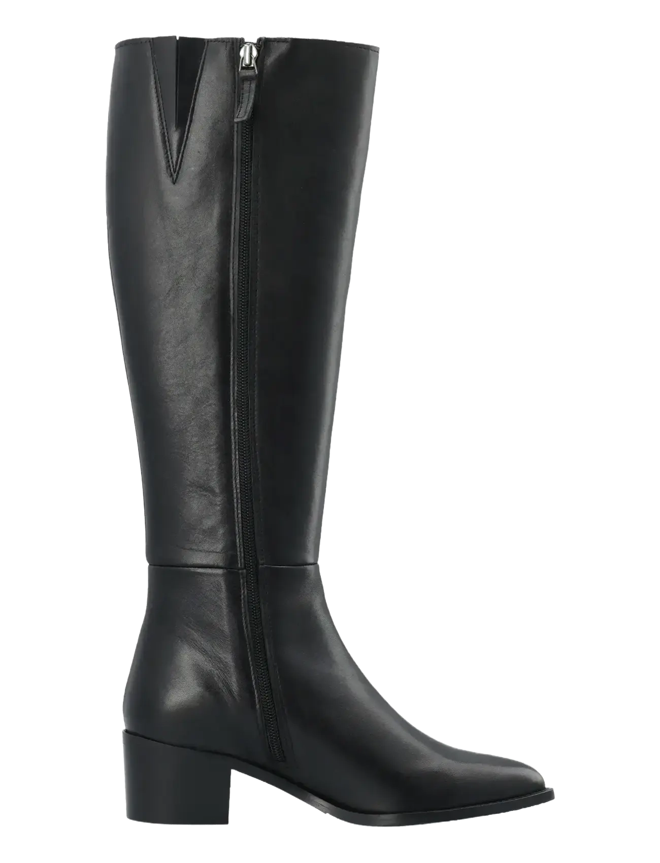 Bianco BIACAROL Knee High Boot Crust - Pika säärega saapad - BLACK / black