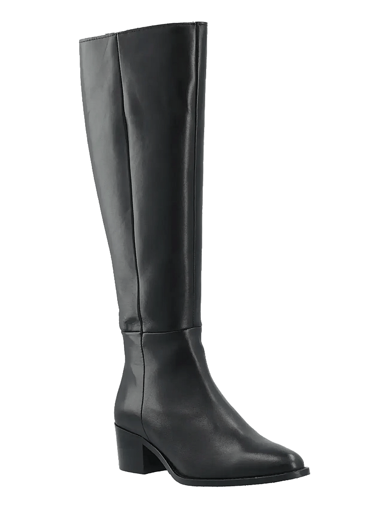 Bianco - BIACAROL Knee High Boot Crust - kniehohe stiefel - black - 2