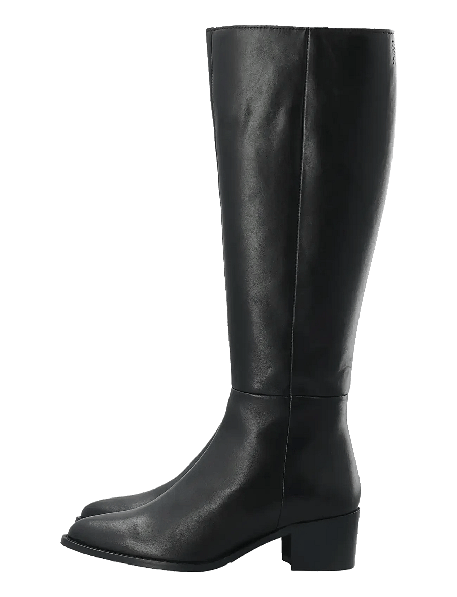Bianco - BIACAROL Knee High Boot Crust - zābaki - black - 4