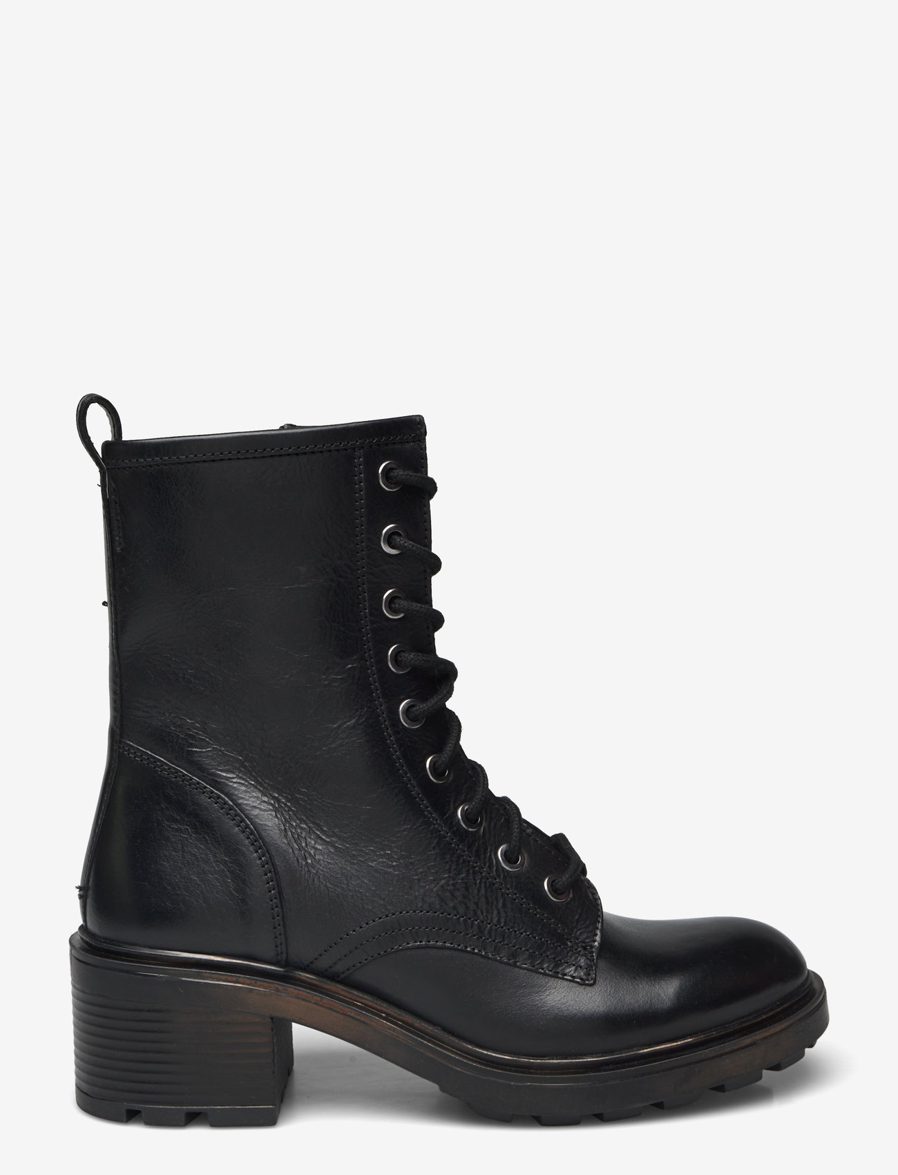 Bianco - BIABROOKLIN Lace Up Boot Tumbled Leather - black - 1