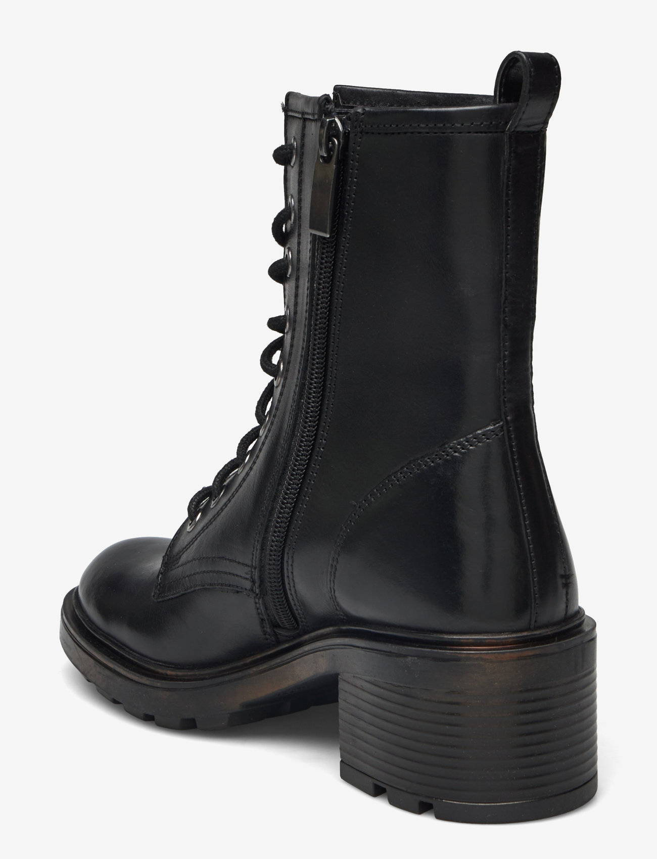 Bianco - BIABROOKLIN Lace Up Boot Tumbled Leather - black - 2