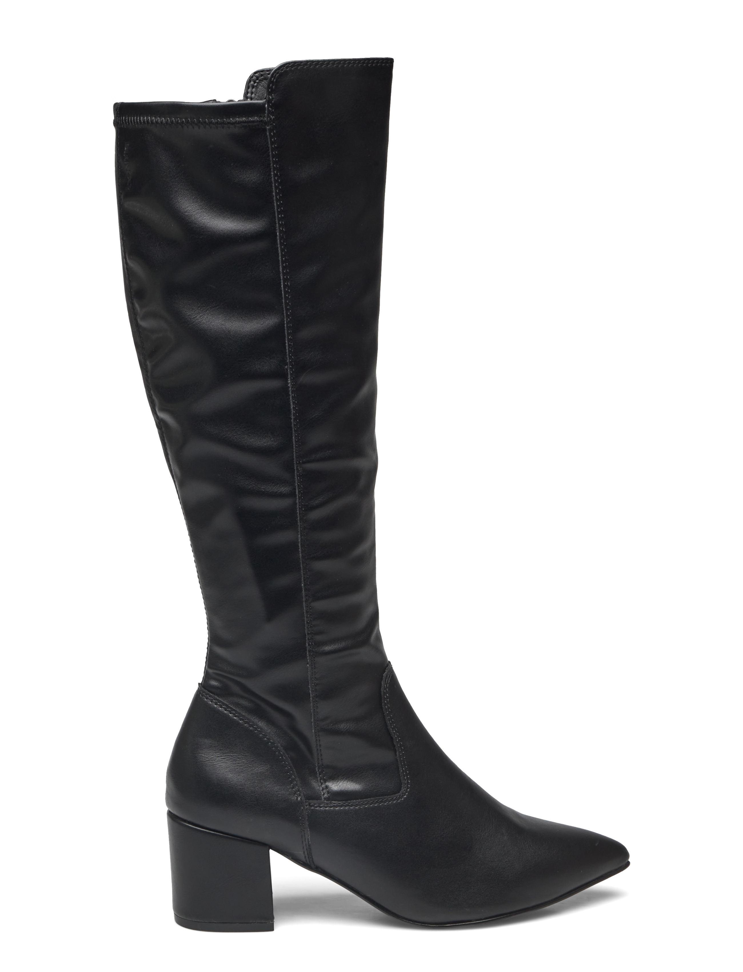 Biadevived Stretch Knee High Boot Smooth Faux Leather 2