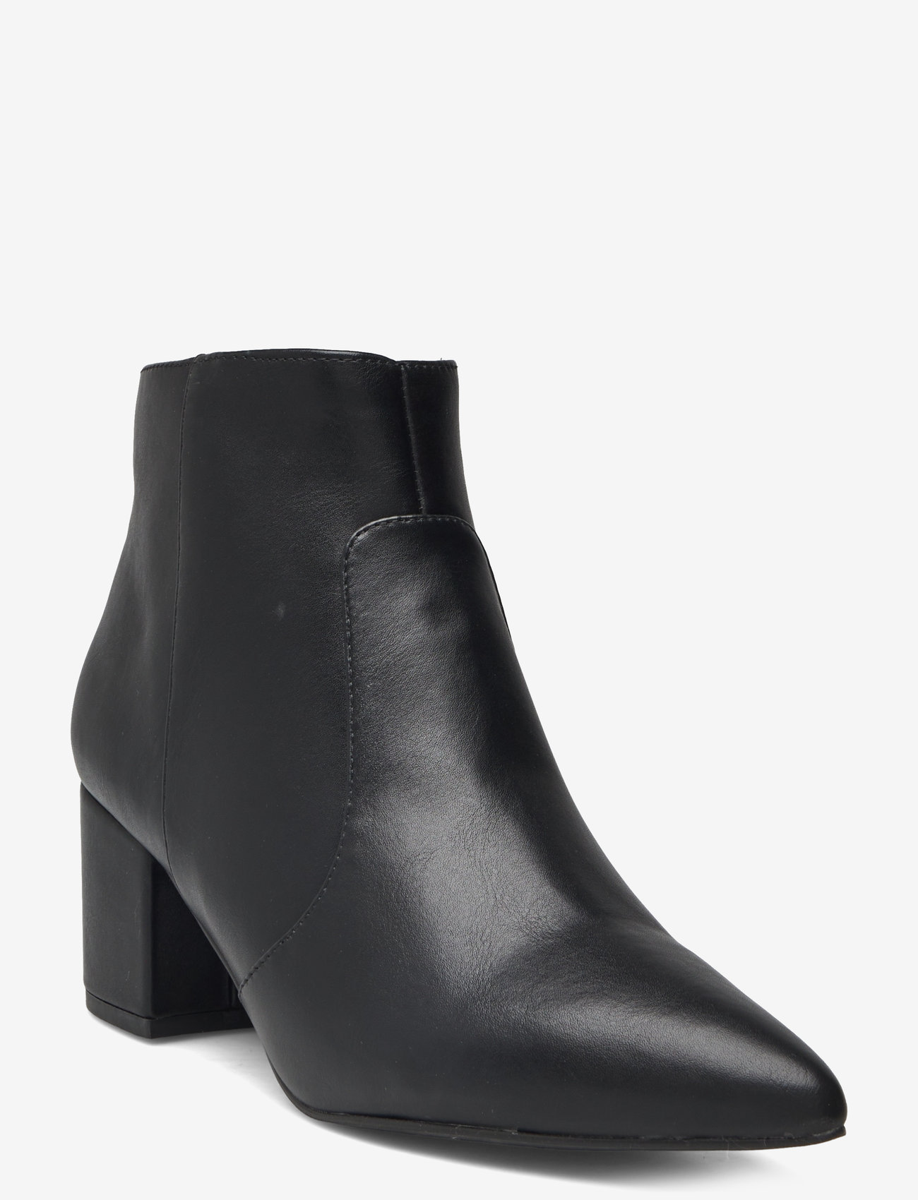 Bianco - BIADEVIVED Ankle Boot Smooth Faux Leather - kõrge konts - black - 0