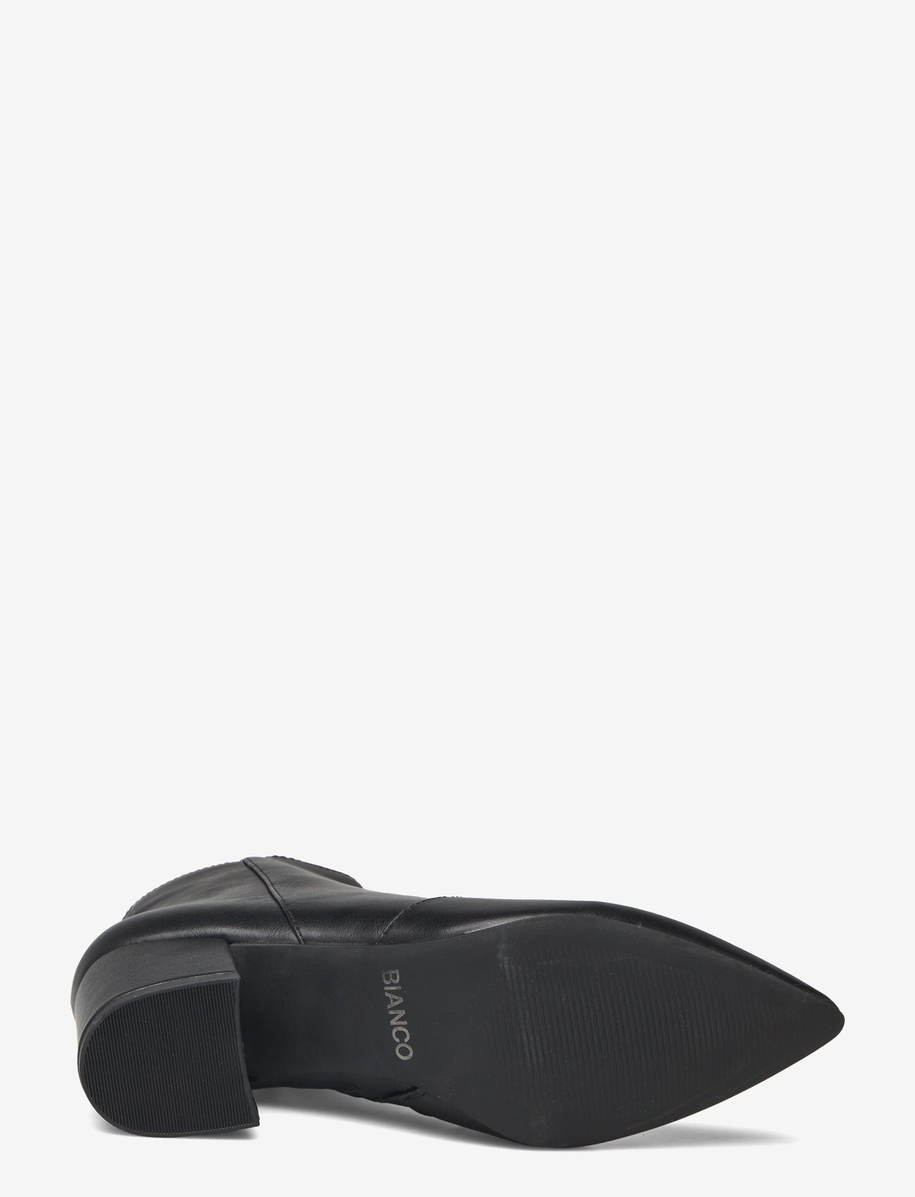 Bianco - BIADEVIVED Ankle Boot Smooth Faux Leather - kõrge konts - black - 4