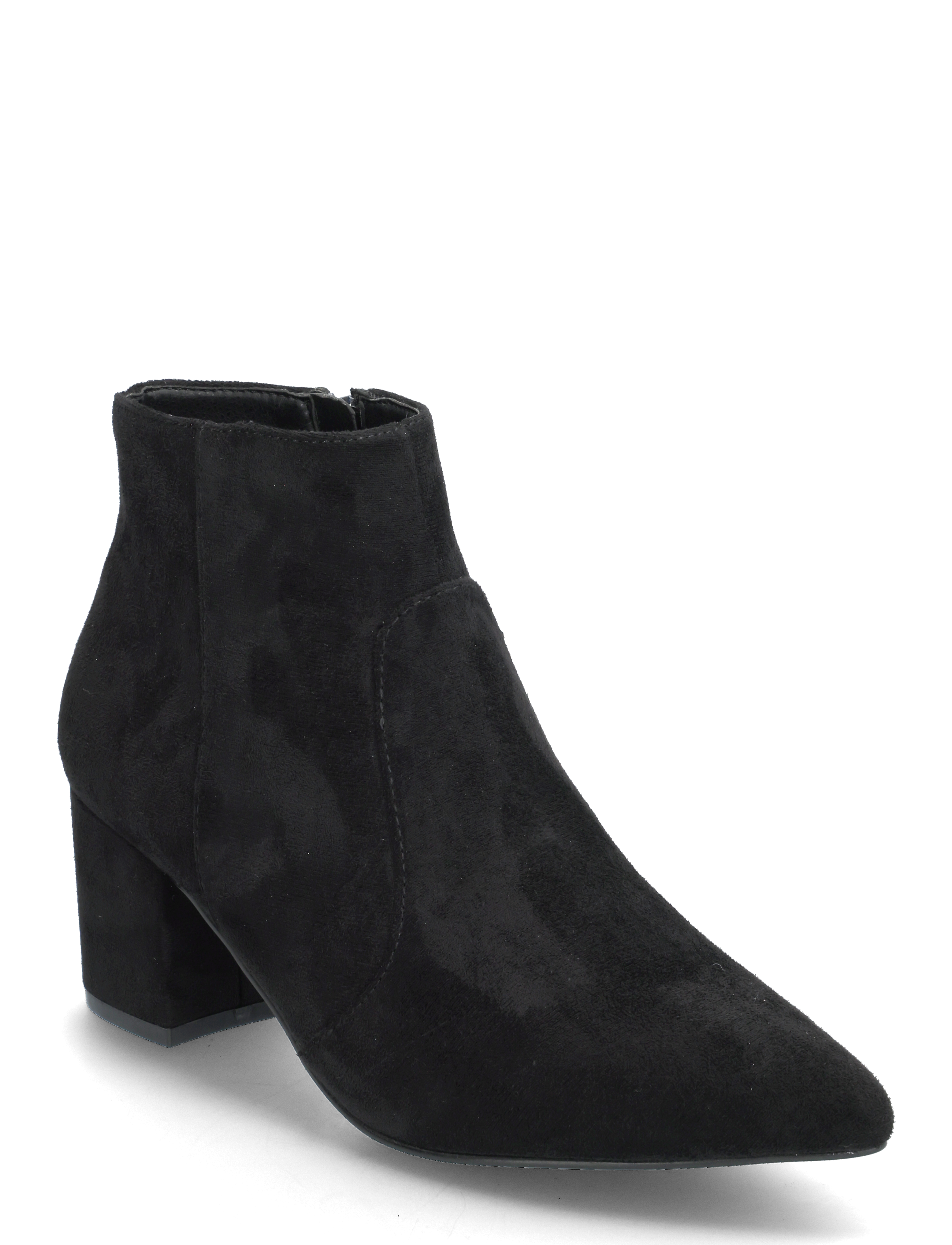 Bianco BIADEVIVED Ankle Boot Faux Suede - Transitional Layering - BLACK / black