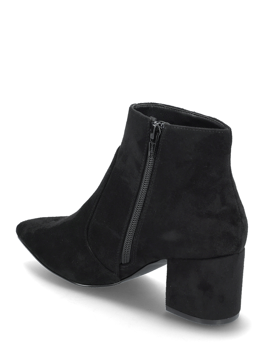 Bianco - BIADEVIVED Ankle Boot Faux Suede - stiefeletten mit absatz - black - 2