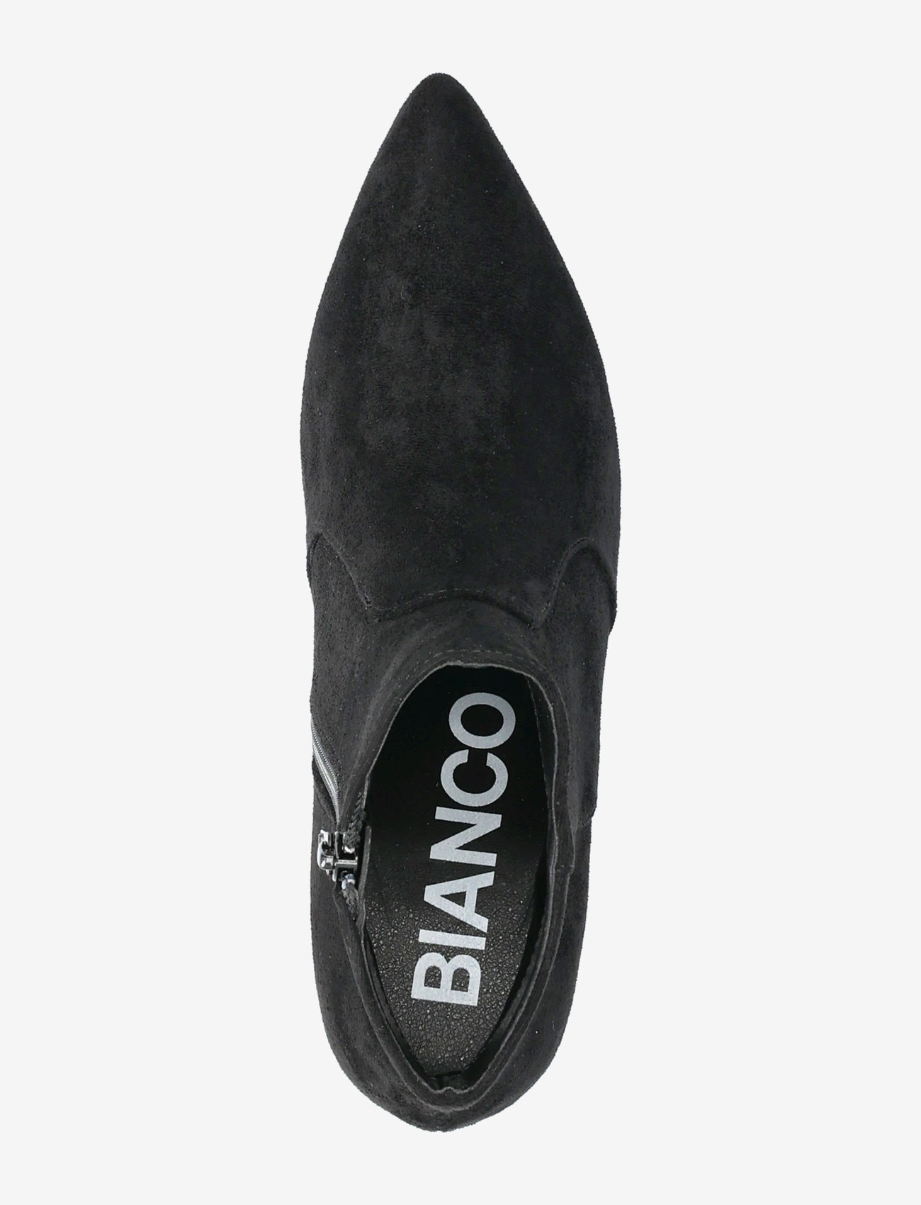 Bianco - BIADEVIVED Ankle Boot Faux Suede - hohe absätze - black - 3