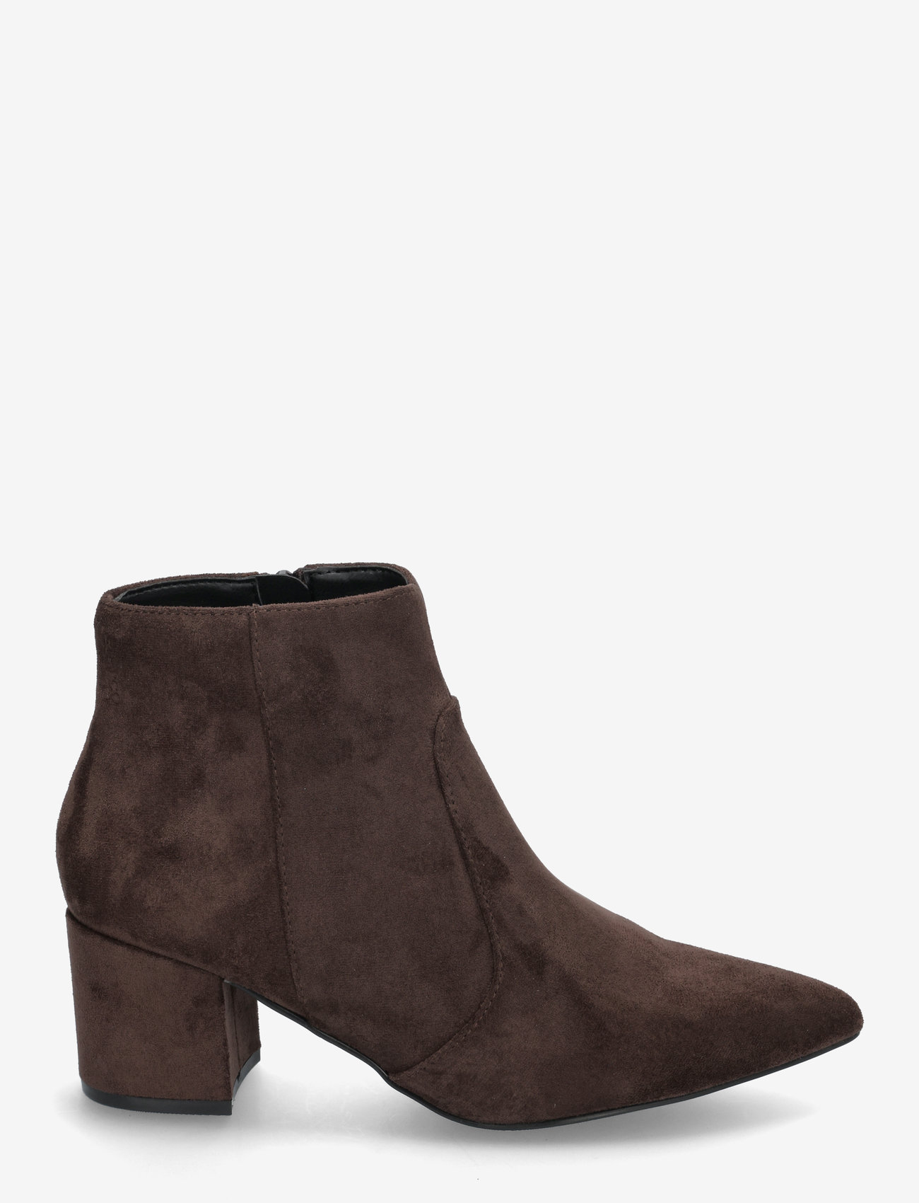 Bianco - BIADEVIVED Ankle Boot Faux Suede - kõrge konts - dark brown - 1