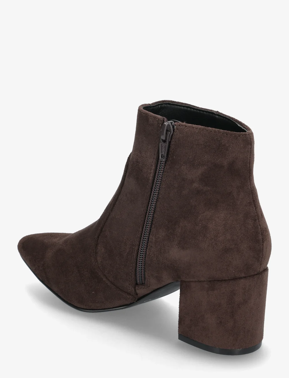Black faux suede ankle boots shop