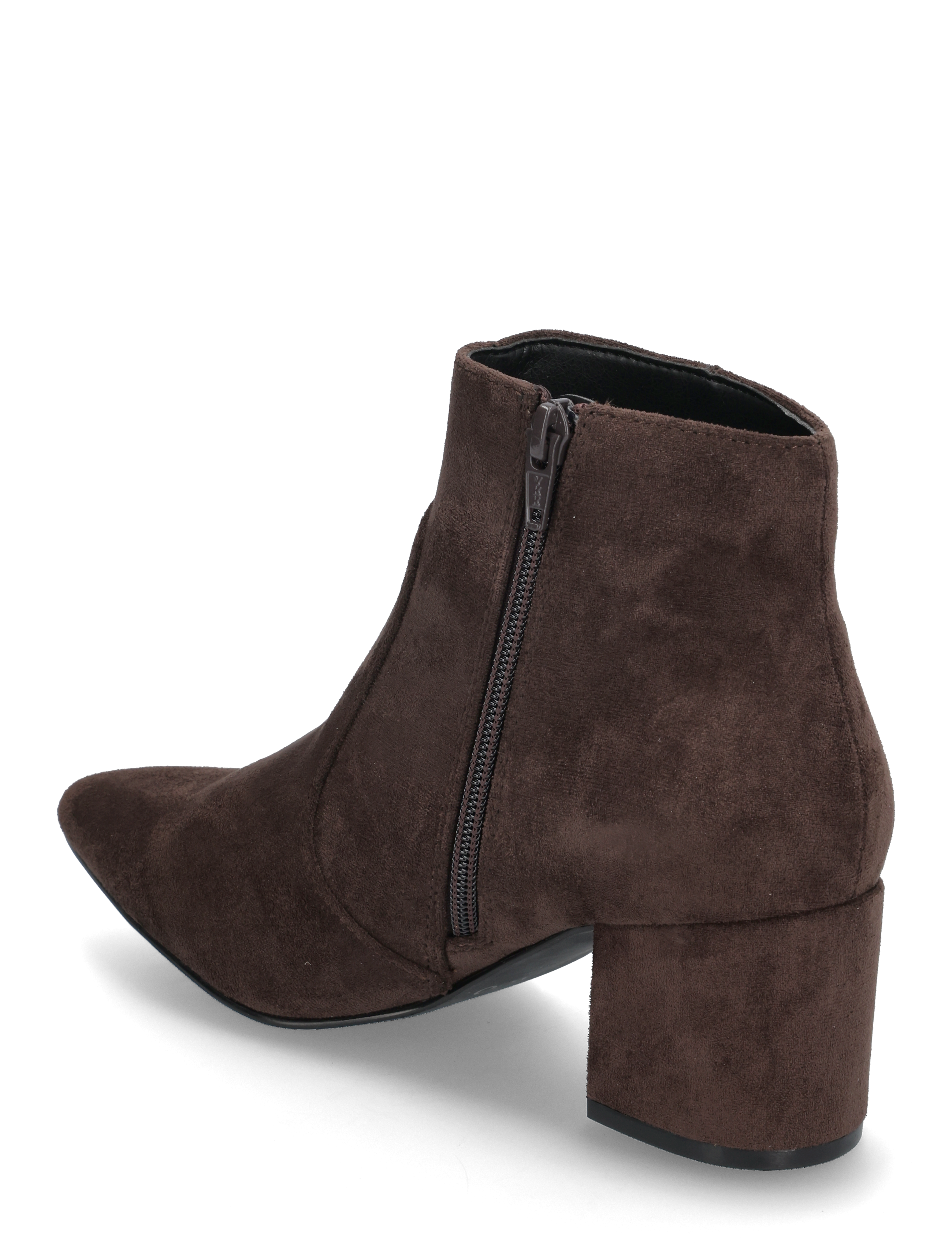 Bianco - BIADEVIVED Ankle Boot Faux Suede - Öklastígvél með hæl - dark brown - 2