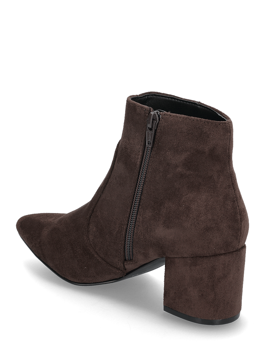 Bianco - BIADEVIVED Ankle Boot Faux Suede - heeled ankle boots - dark brown - 2
