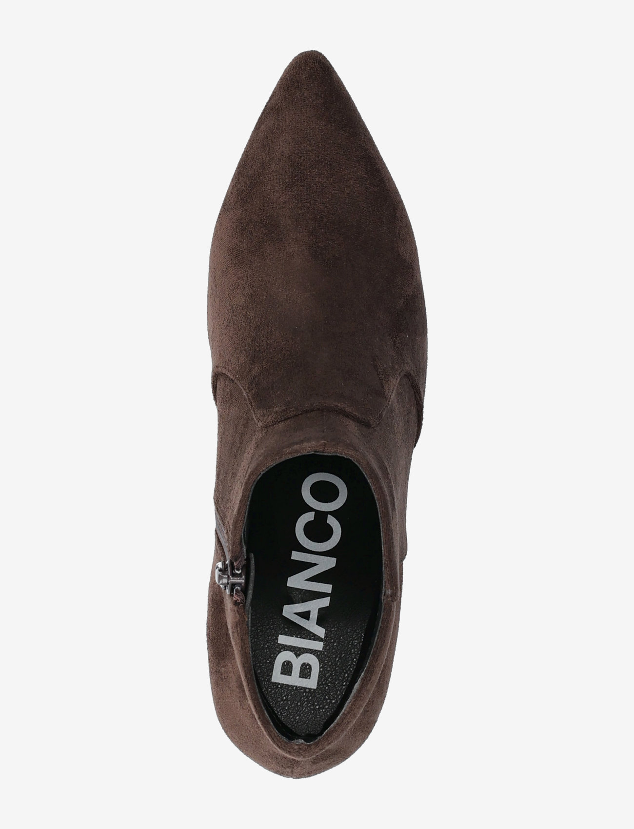 Bianco - BIADEVIVED Ankle Boot Faux Suede - kõrge konts - dark brown - 3