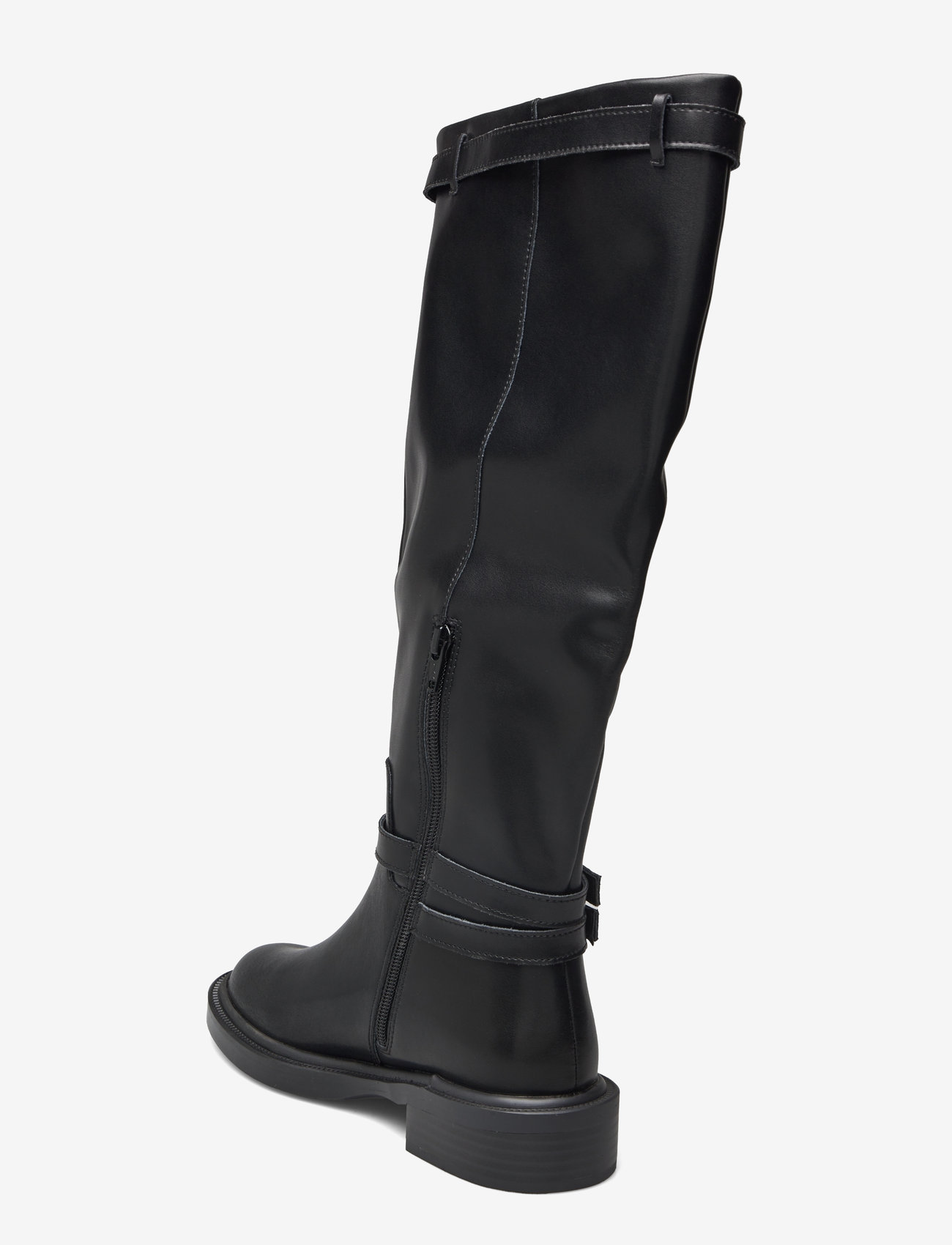 Bianco - BIAPALOMA Knee High Boot Smooth Leather - langskaftede støvler - black - 2