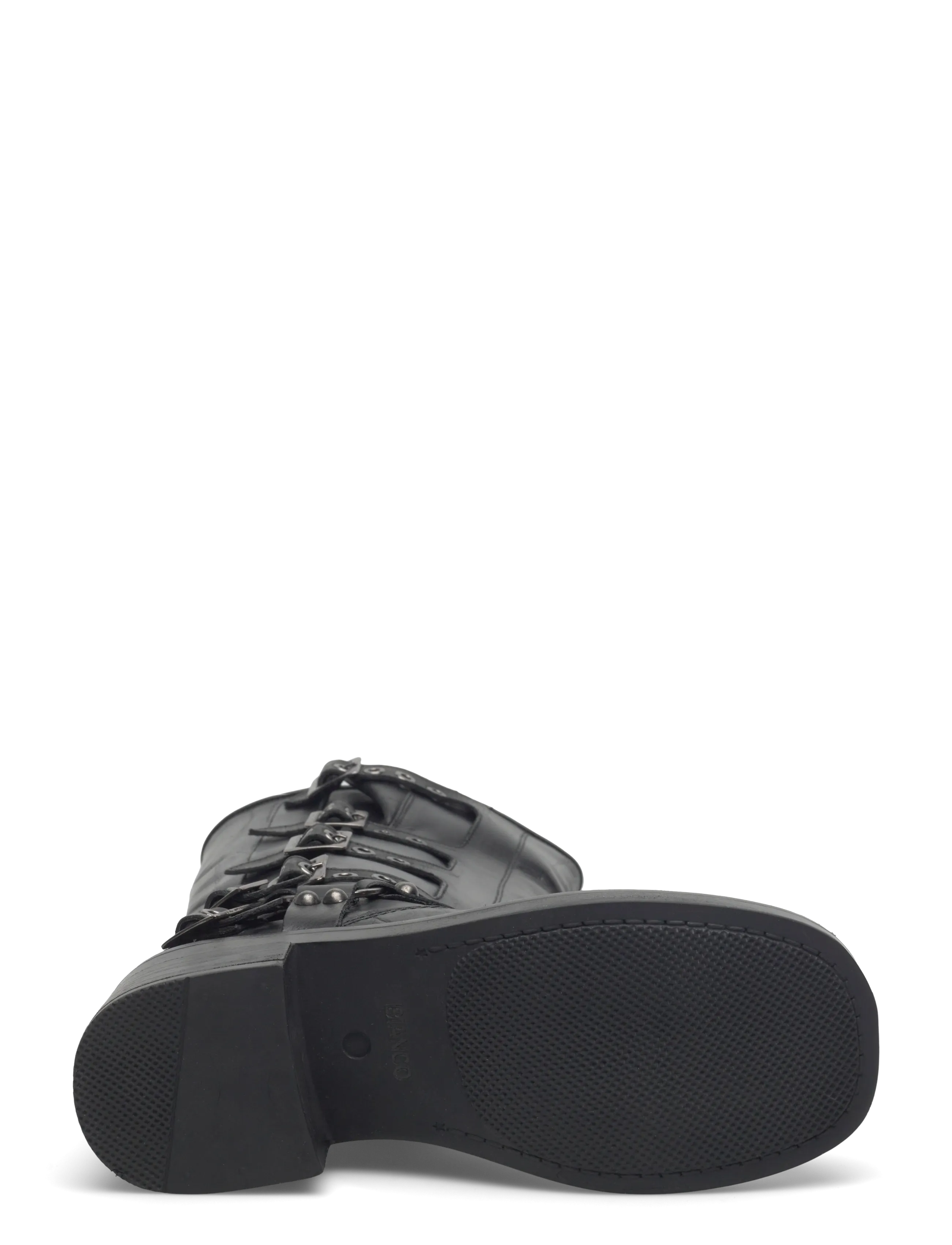 Biaharper Buckle Biker Boot Pull Up Leather 5