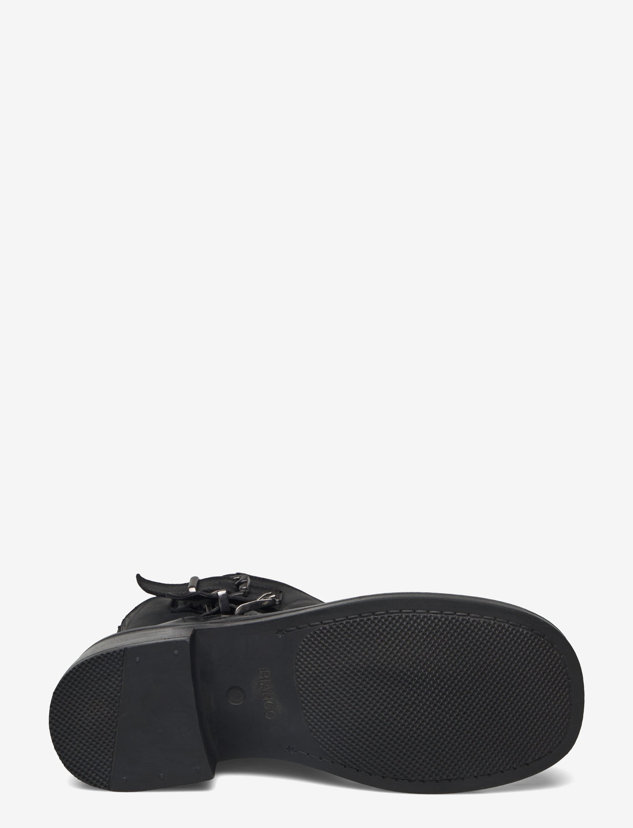 Bianco - BIAHARPER Mid Calf Biker Boot Pull Up Leather - hohe absätze - black - 4