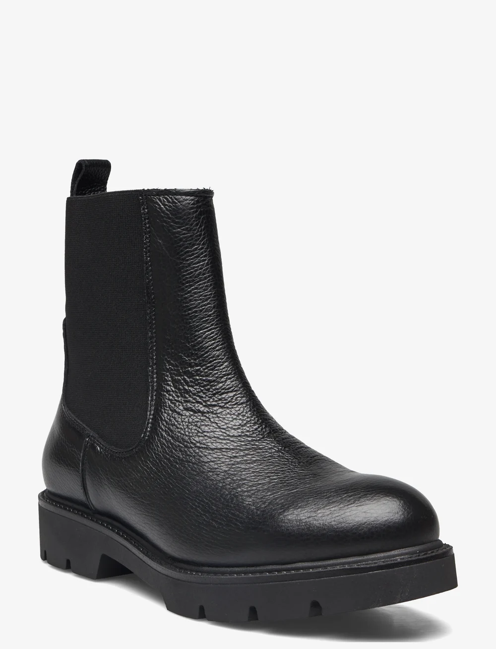 Bianco - BIAOTHILIA Chelsea Boot Tumbled Leather - vardagsstil - black - 0