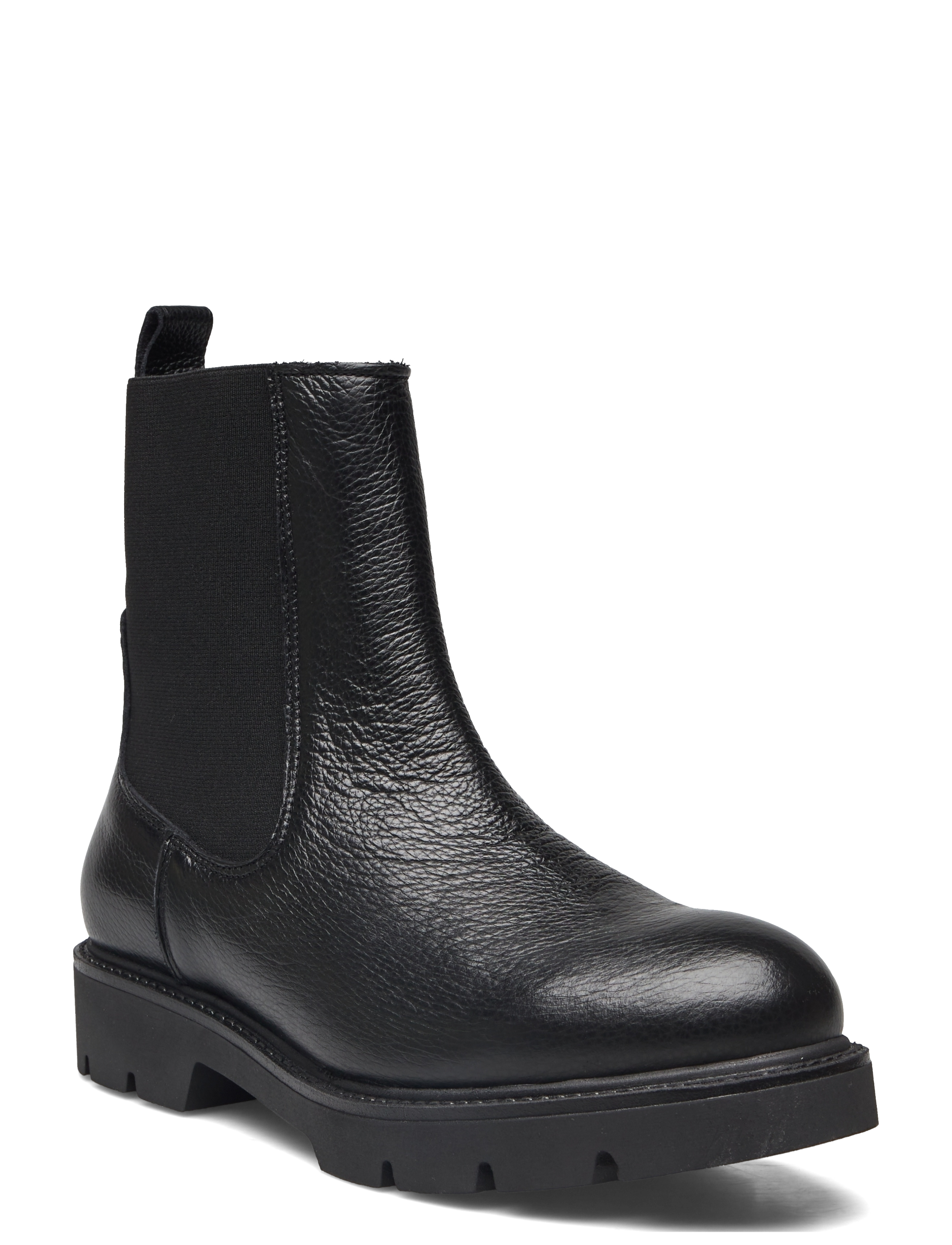 Bianco BIAOTHILIA Chelsea Boot Tumbled Leather - Støvler - BLACK / black