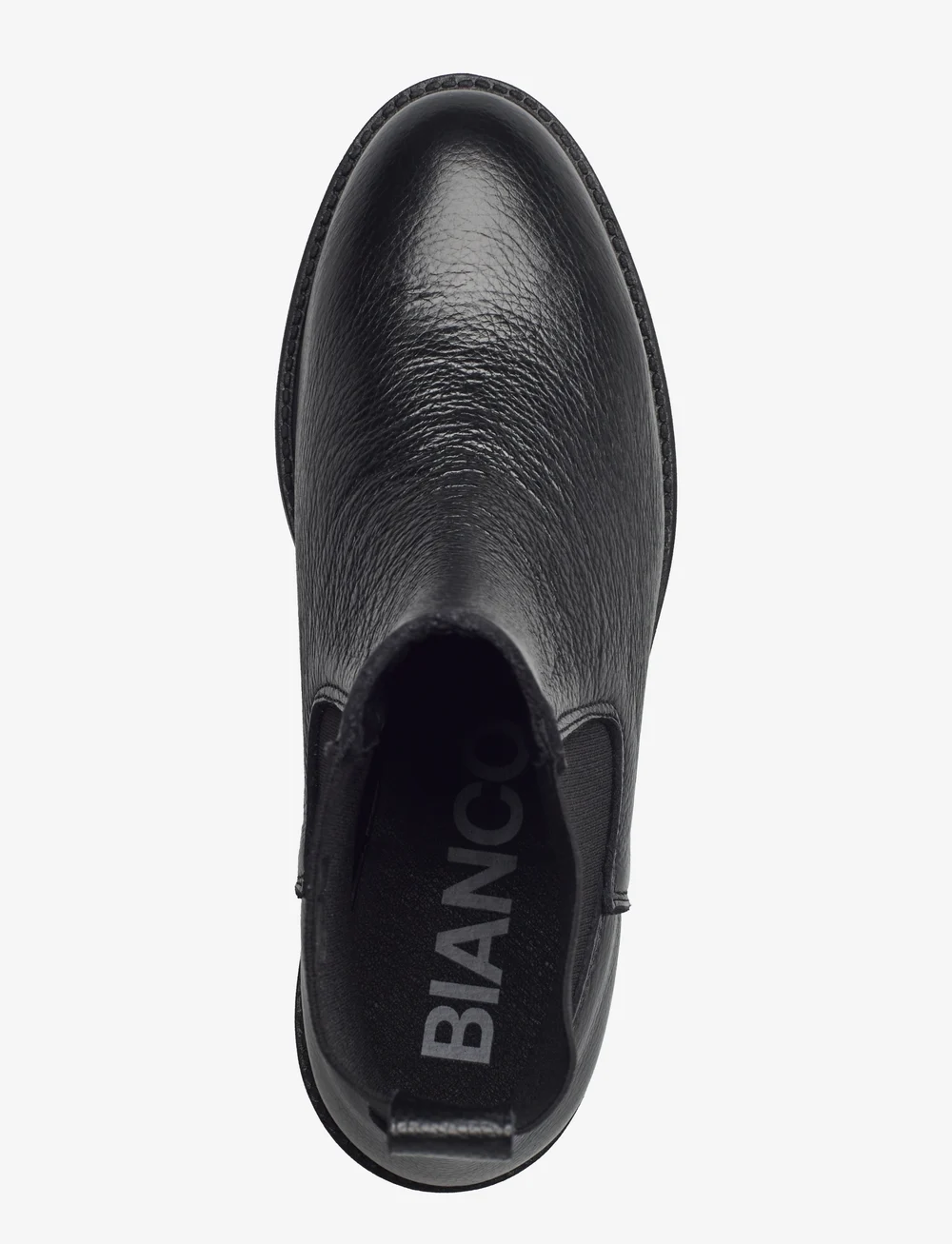 Bianco - BIAOTHILIA Chelsea Boot Tumbled Leather - vardagsstil - black - 3