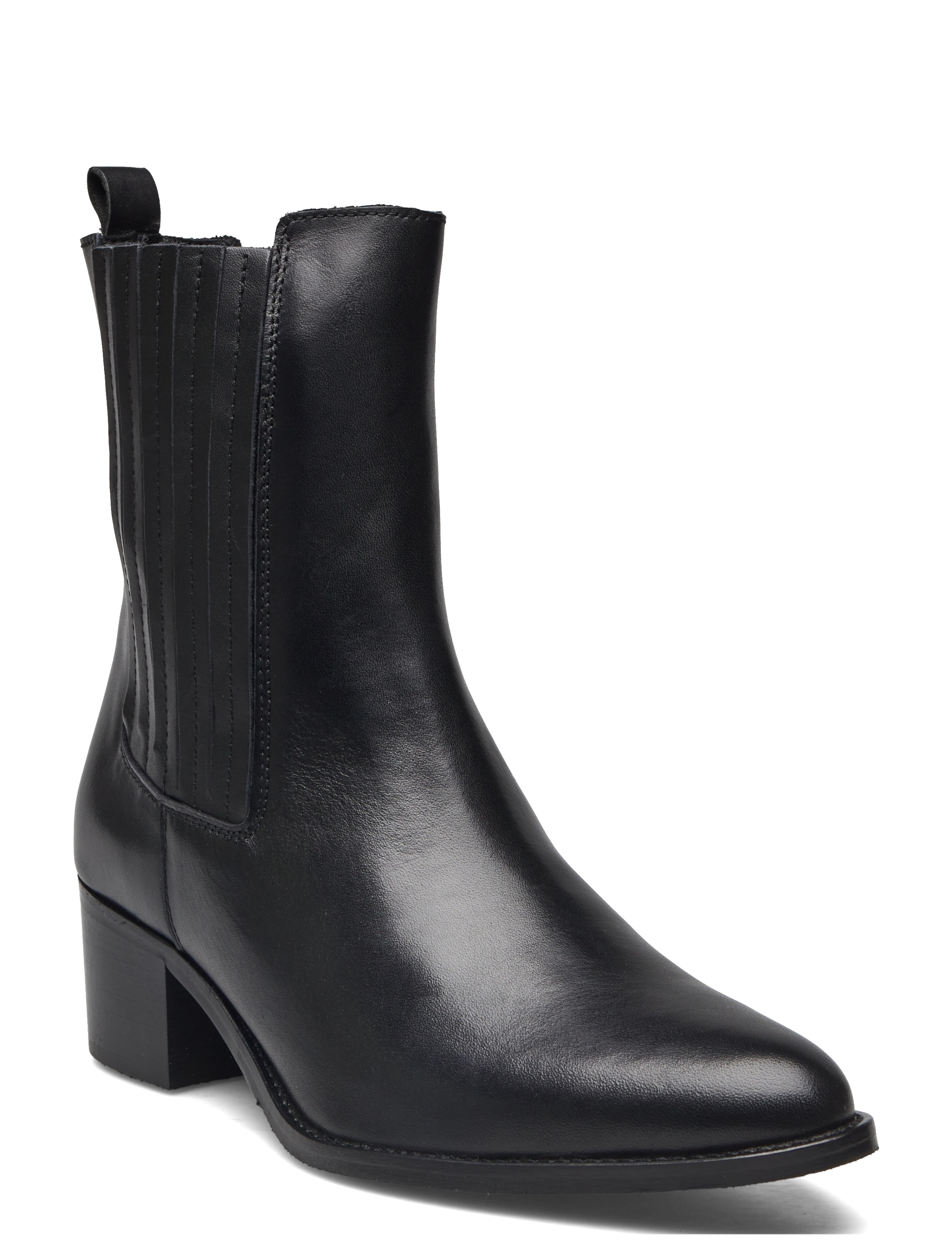 Bianco - BIACAROL Chelsea Boot Smooth Leather - chelsea boots - black - 0