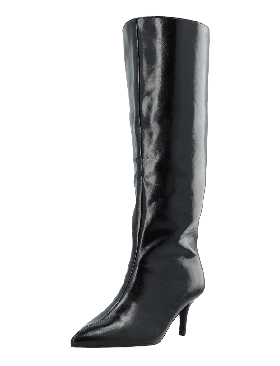 Bianco - BIATYRA Knee High Boot Faux Leather - knähöga stövlar - black pratia - 0