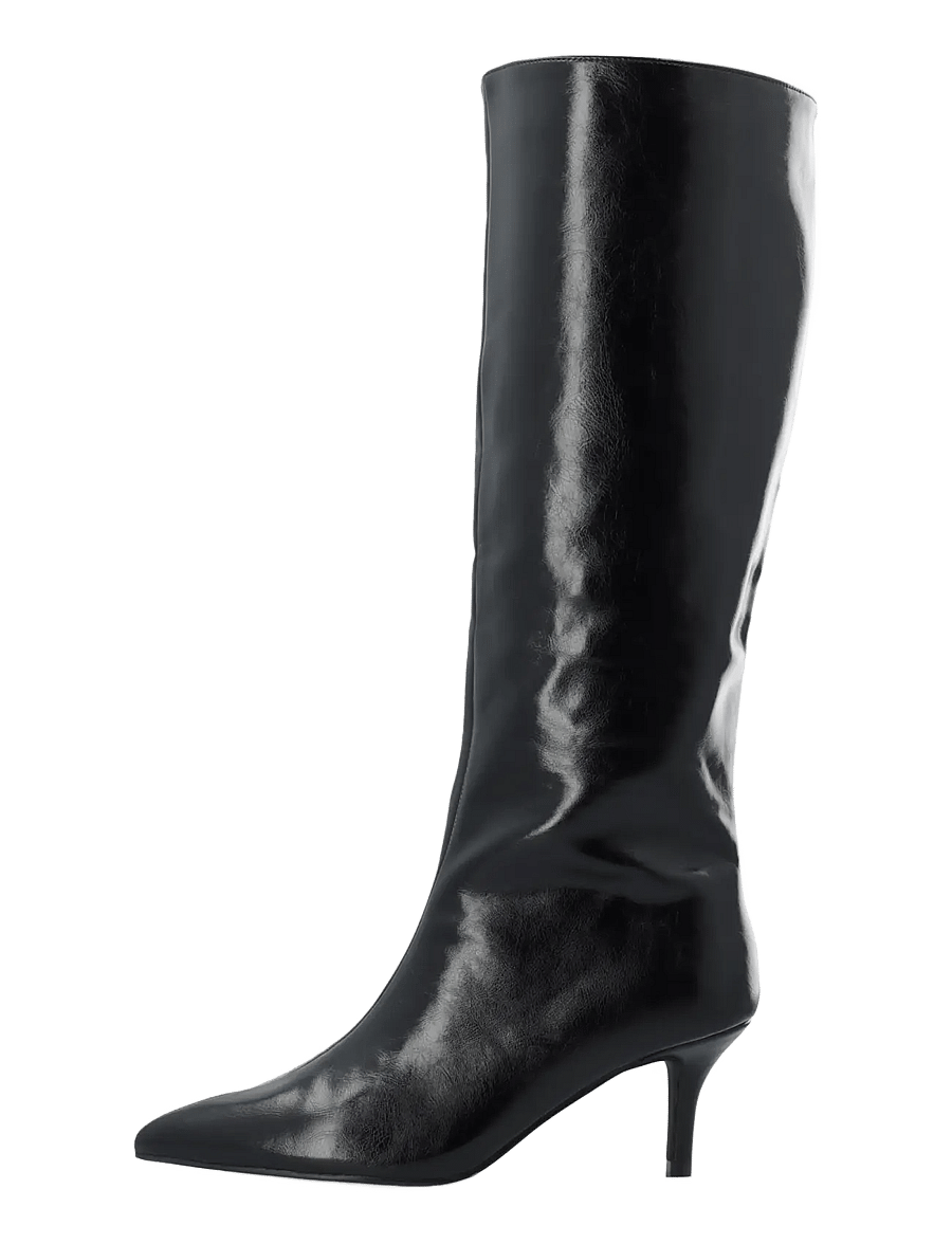Bianco - BIATYRA Knee High Boot Faux Leather - knähöga stövlar - black pratia - 1