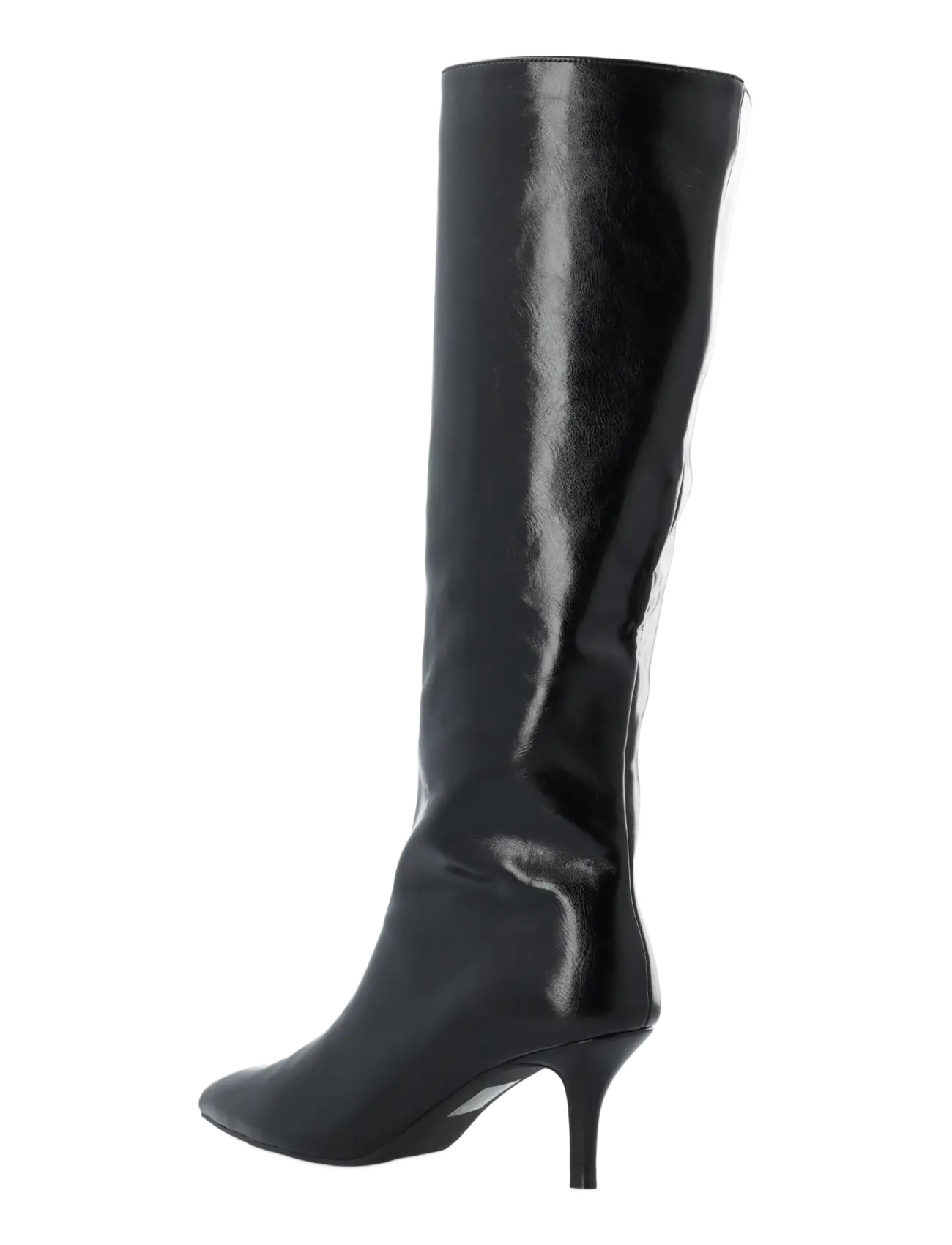 Bianco - BIATYRA Knee High Boot Faux Leather - knähöga stövlar - black pratia - 2