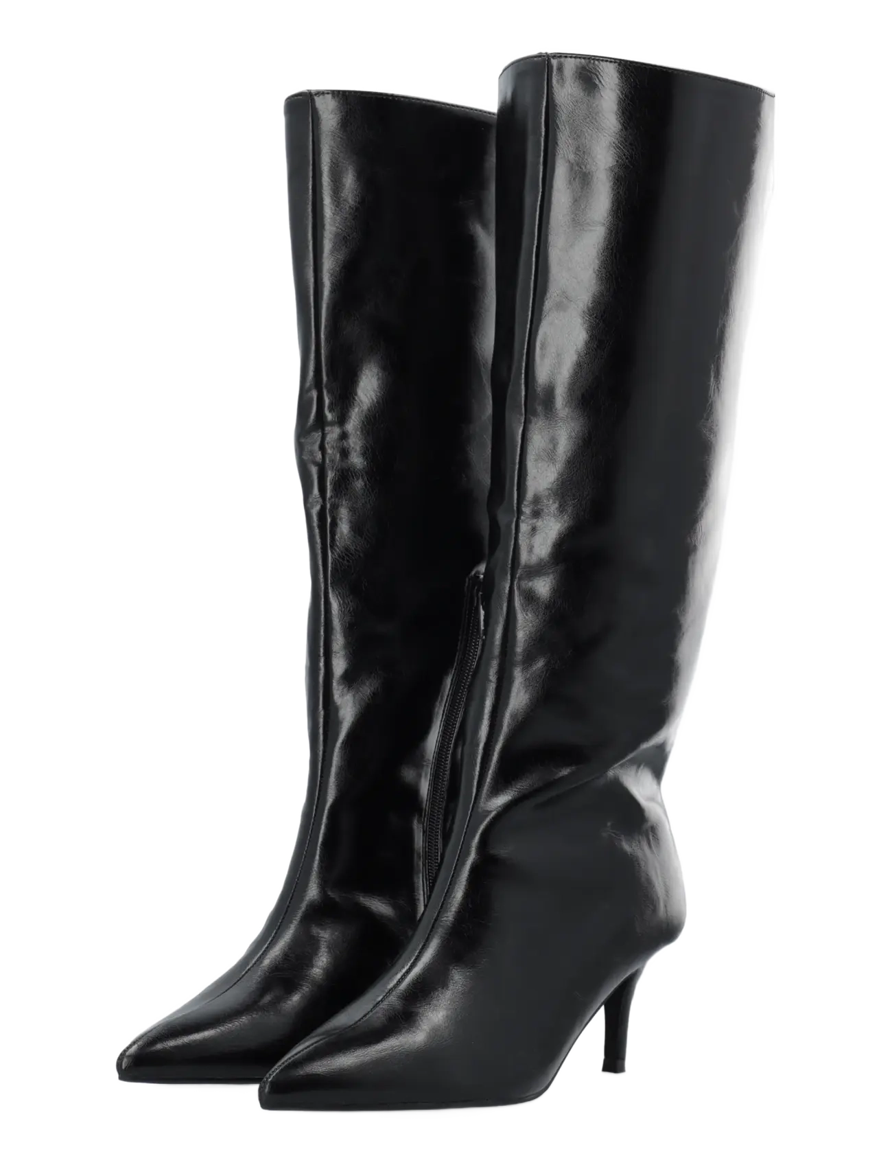 Bianco - BIATYRA Knee High Boot Faux Leather - knähöga stövlar - black pratia - 5