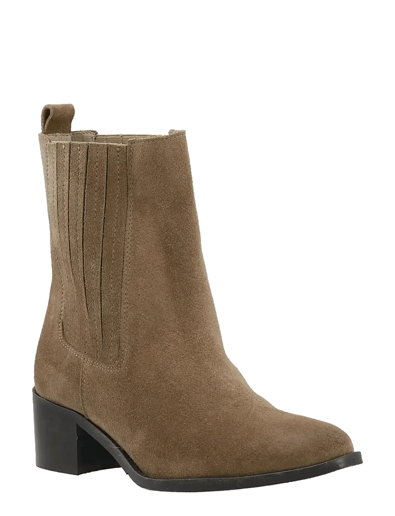 Bianco - BIACAROL Chelsea Boot Oily Suede - stiefeletten mit absatz - brown - 0