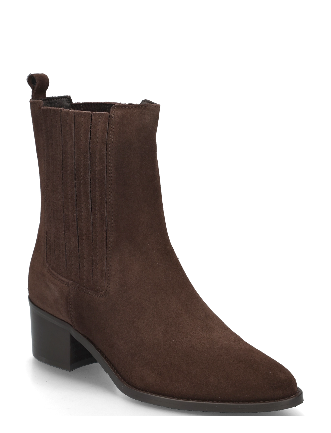 Bianco BIACAROL Chelsea Boot Oily Suede - Vardagsstil - BROWN / brown