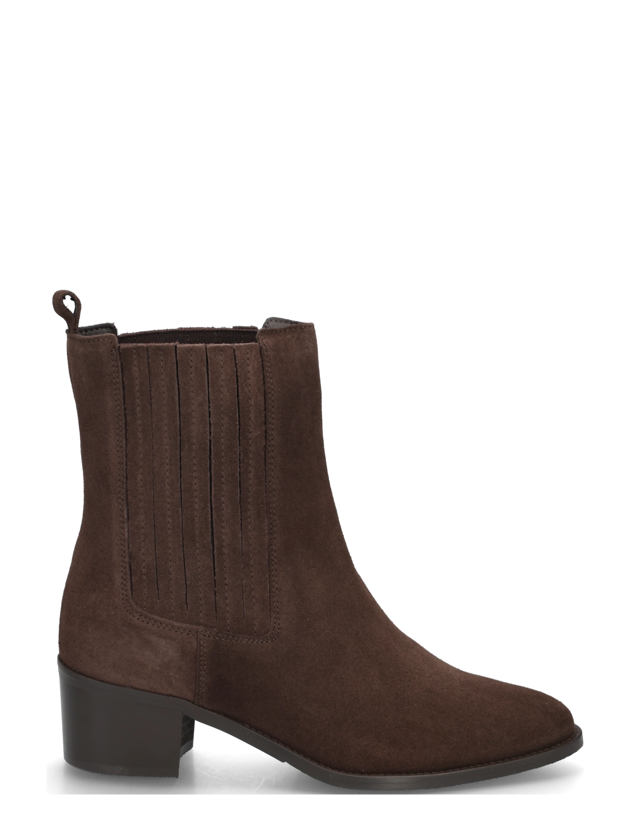 Bianco - BIACAROL Chelsea Boot Oily Suede - hohe absätze - brown - 1