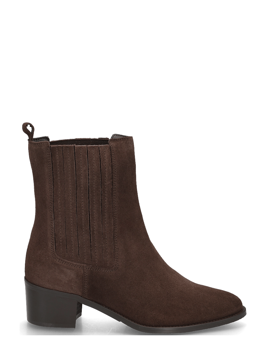 Bianco - BIACAROL Chelsea Boot Oily Suede - kontsaga poolsaapad - brown - 1
