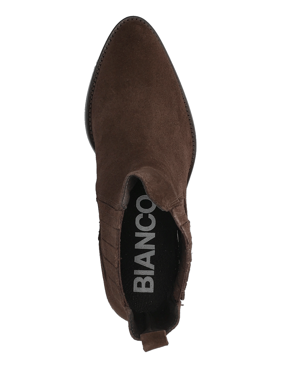 Bianco - BIACAROL Chelsea Boot Oily Suede - kontsaga poolsaapad - brown - 2