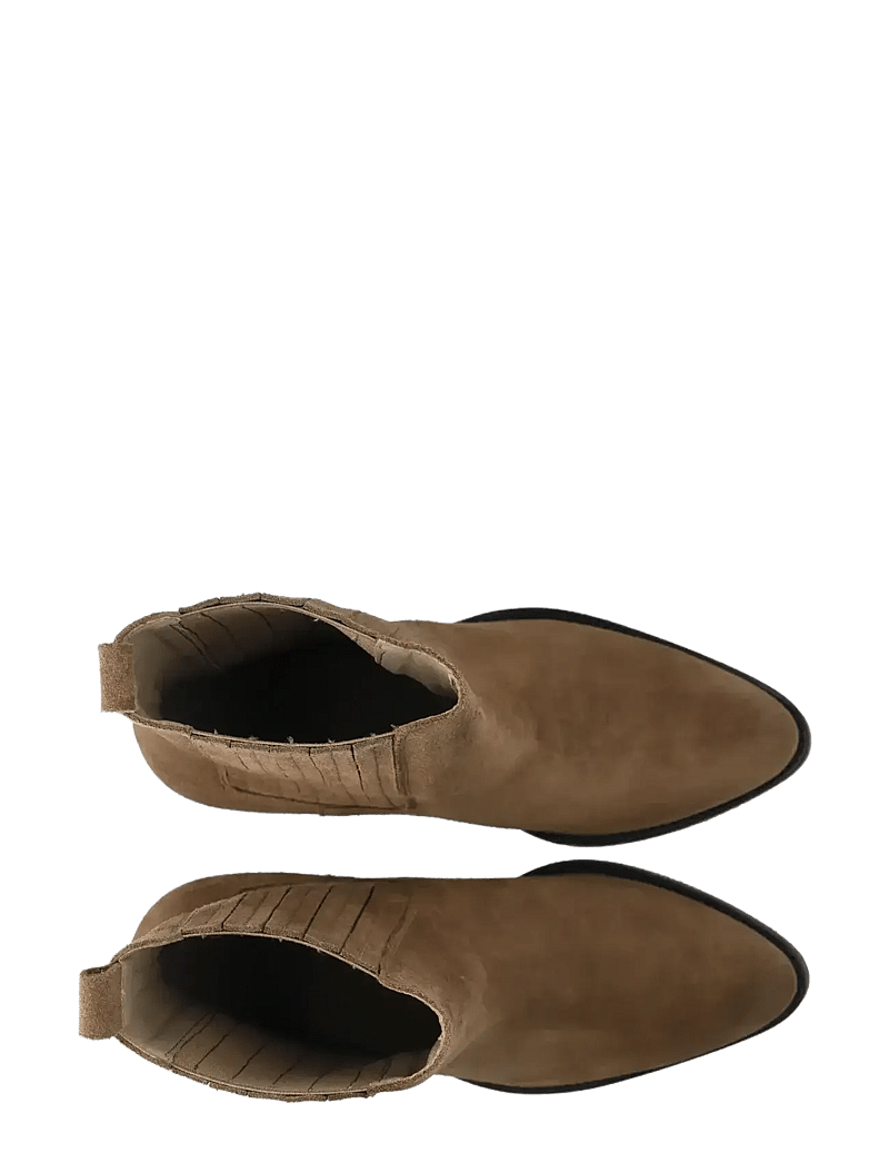 Bianco - BIACAROL Chelsea Boot Oily Suede - stiefeletten mit absatz - brown - 4