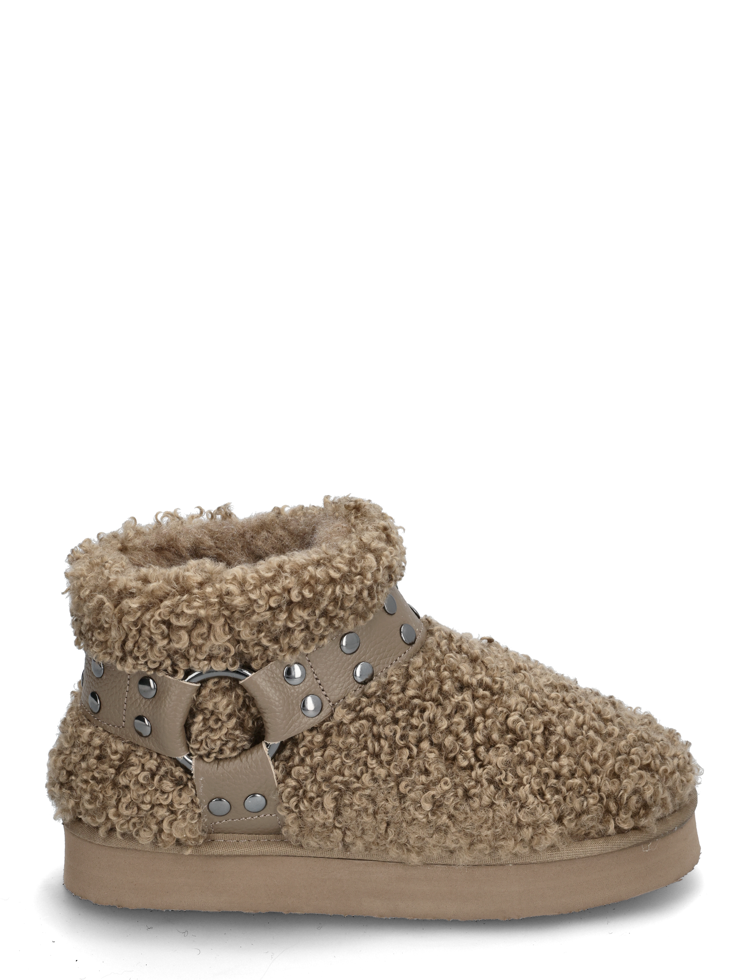 Bianco - Varm Flatform Ankle Boot #SU - kvinder - taupe - 2